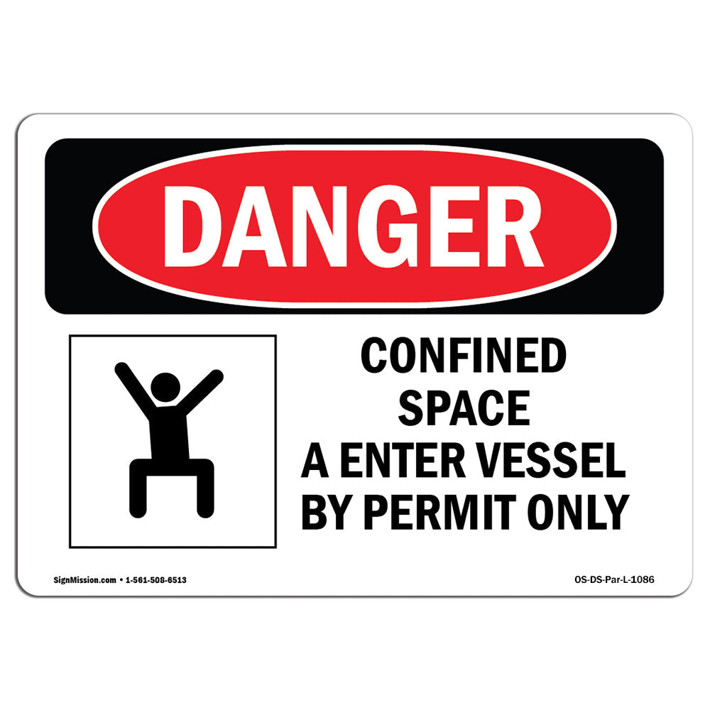 Confined Space Enter Vessel By Permit Only
