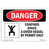 Confined Space Enter Vessel By Permit Only