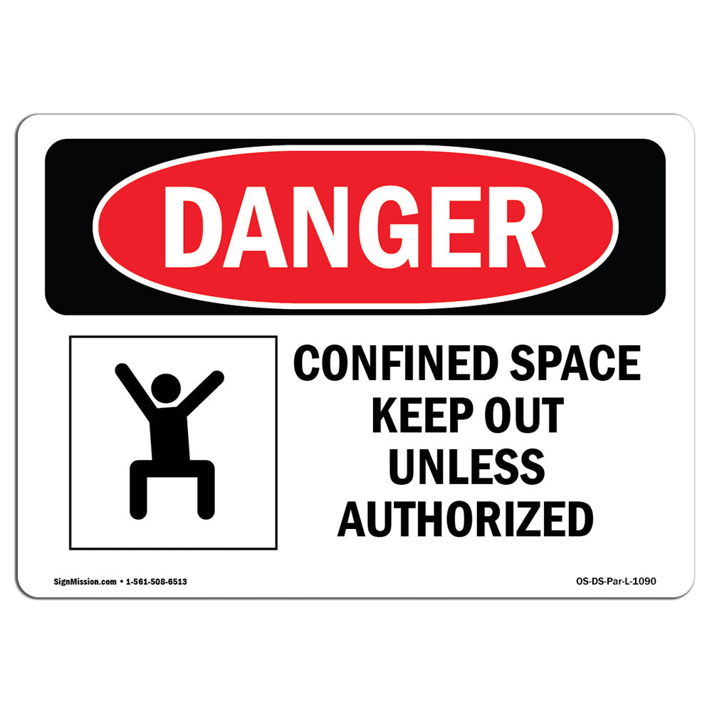 Confined Space Keep Out Unless Authorized