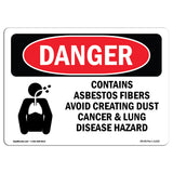 Contains Asbestos Fibers