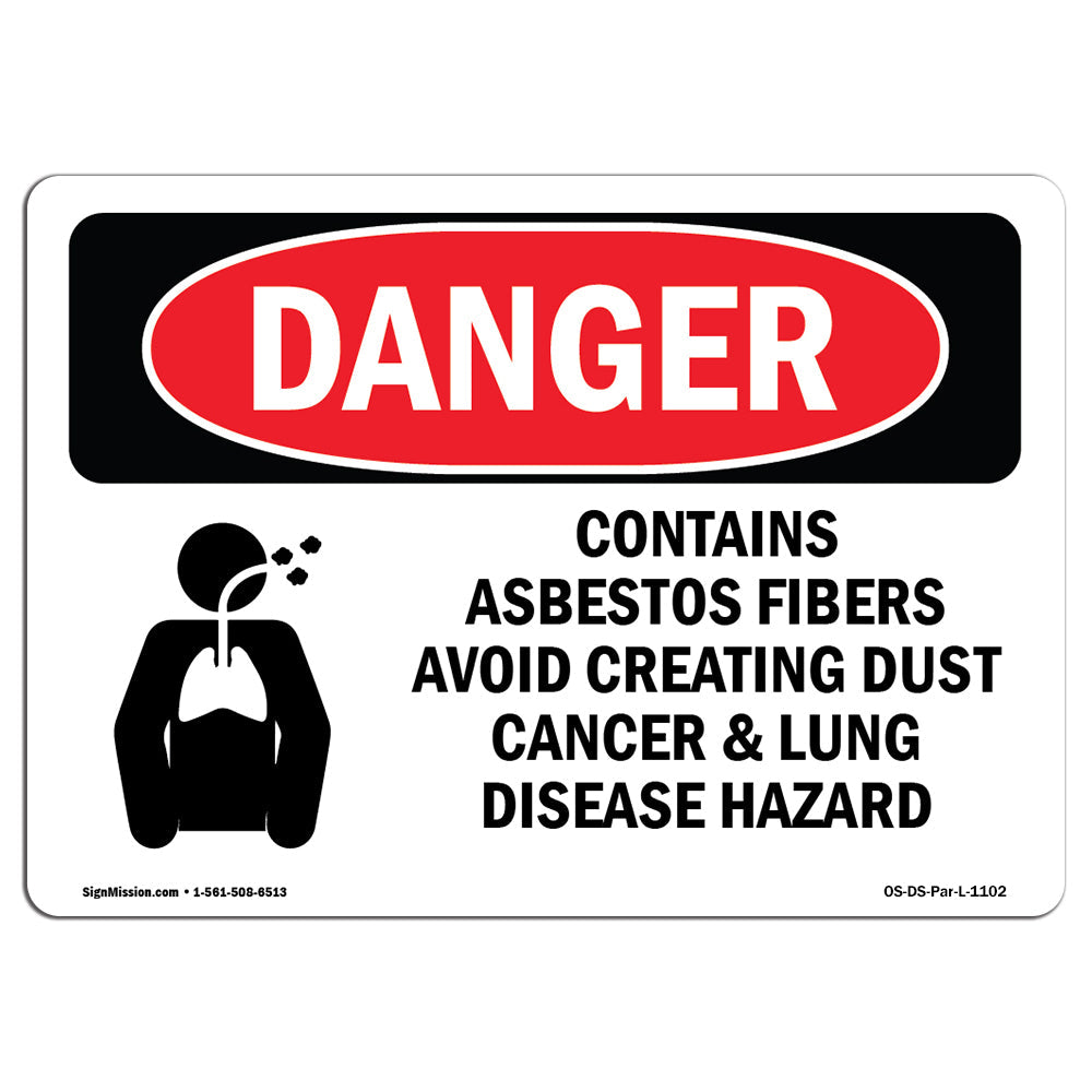 Contains Asbestos Fibers
