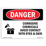 Corrosive Chemicals Avoid Contact