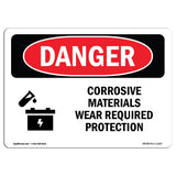 Corrosive Materials Wear Required Protection