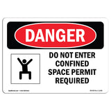 Do Not Enter Confined Space Permit Required