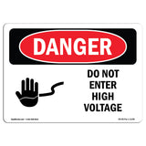 Do Not Enter High Voltage
