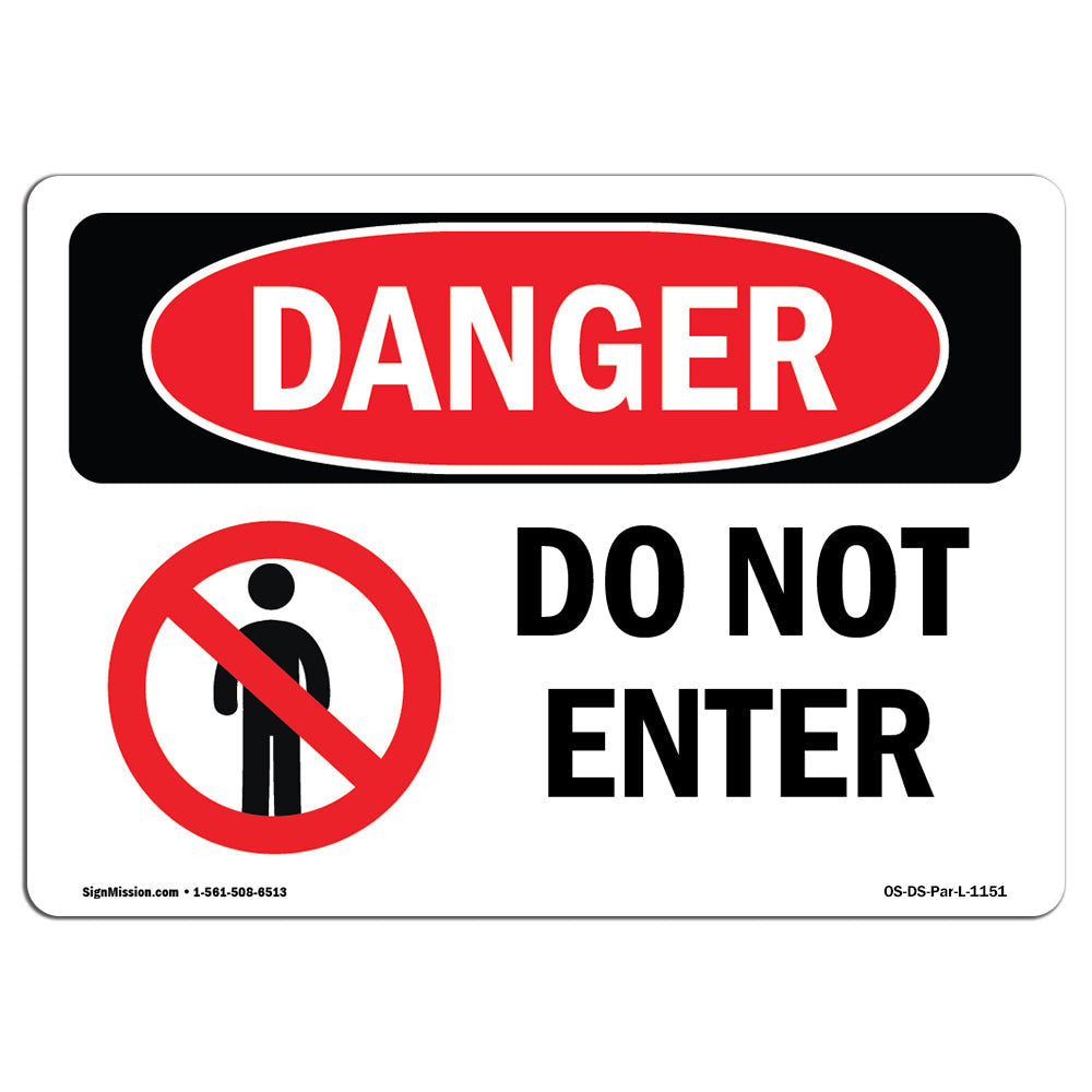 Do Not Enter Spanish