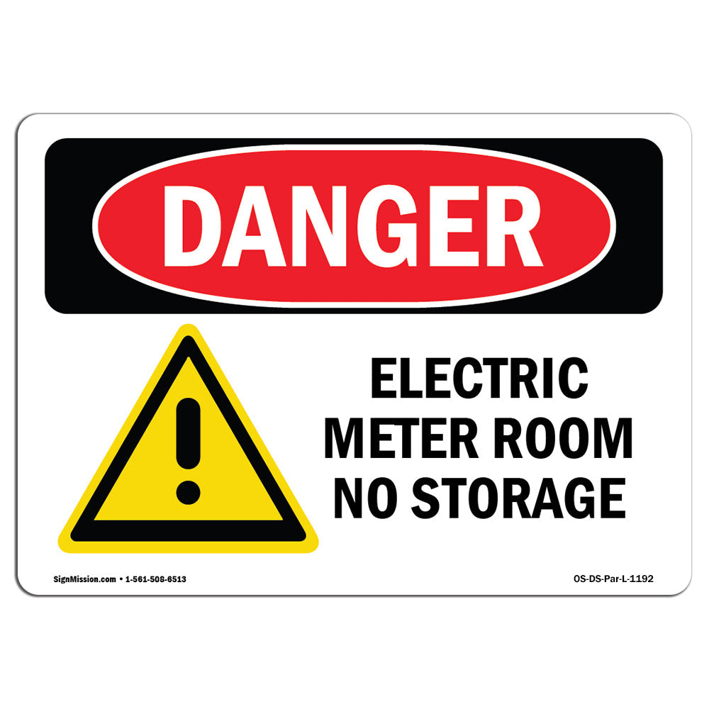 Electric Meter Room No Storage