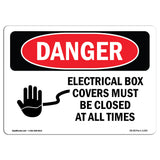 Electrical Box Covers Must Be Closed