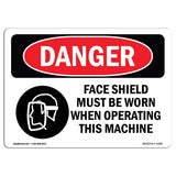 Face Shield Must Be Worn