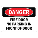 Fire Door No Parking In Front Of Door