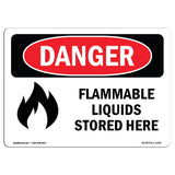 Flammable Liquids Stored Here