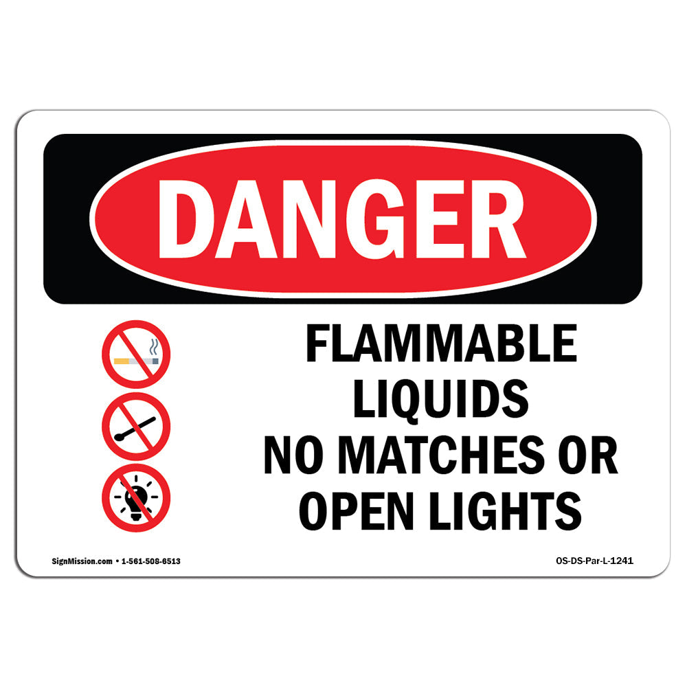 Flammable Liquids No Matches Or Open Lights