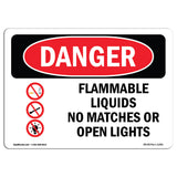 Flammable Liquids No Matches Or Open Lights
