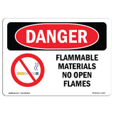 Flammable Materials No Open Flames
