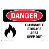 Flammable Storage Area Keep Out