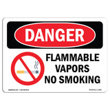 Flammable Vapors No Smoking