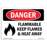 Flammable Keep Flames And Heat Away