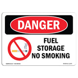 Fuel Storage No Smoking