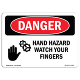 Hand Hazard Watch Your Fingers