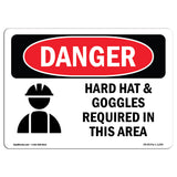 Hard Hat And Goggles Required In This Area
