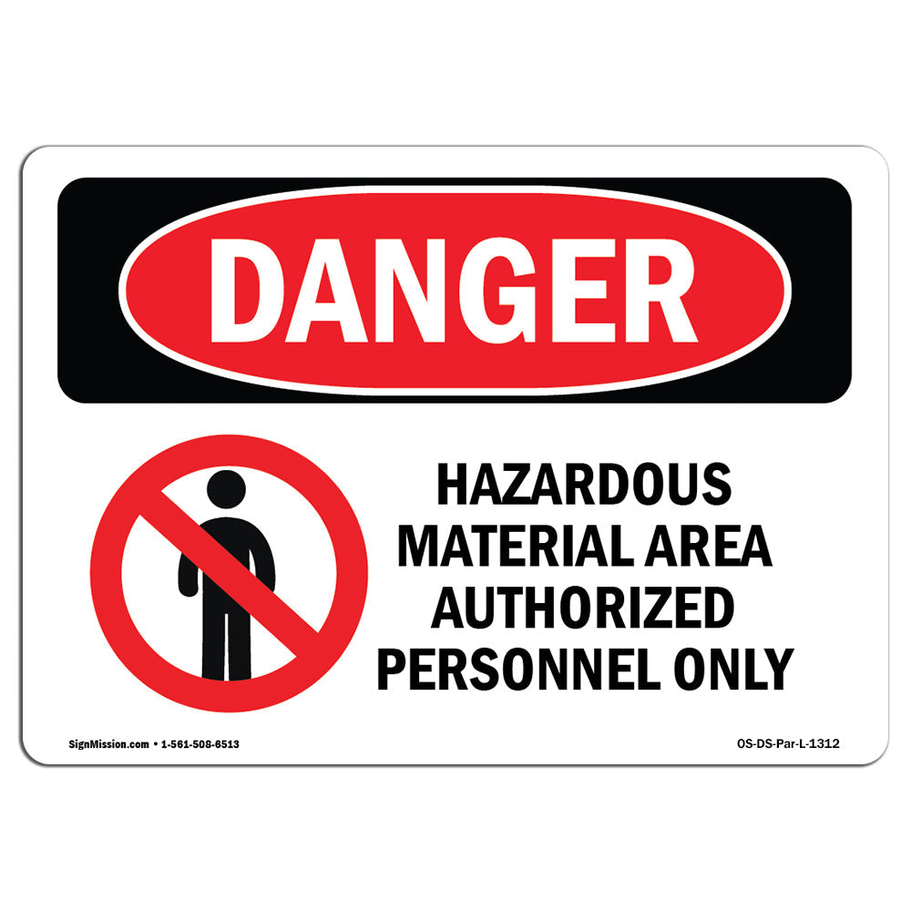 Hazardous Material Area Authorized Personnel