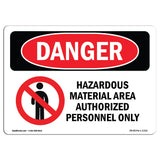 Hazardous Material Area Authorized Personnel
