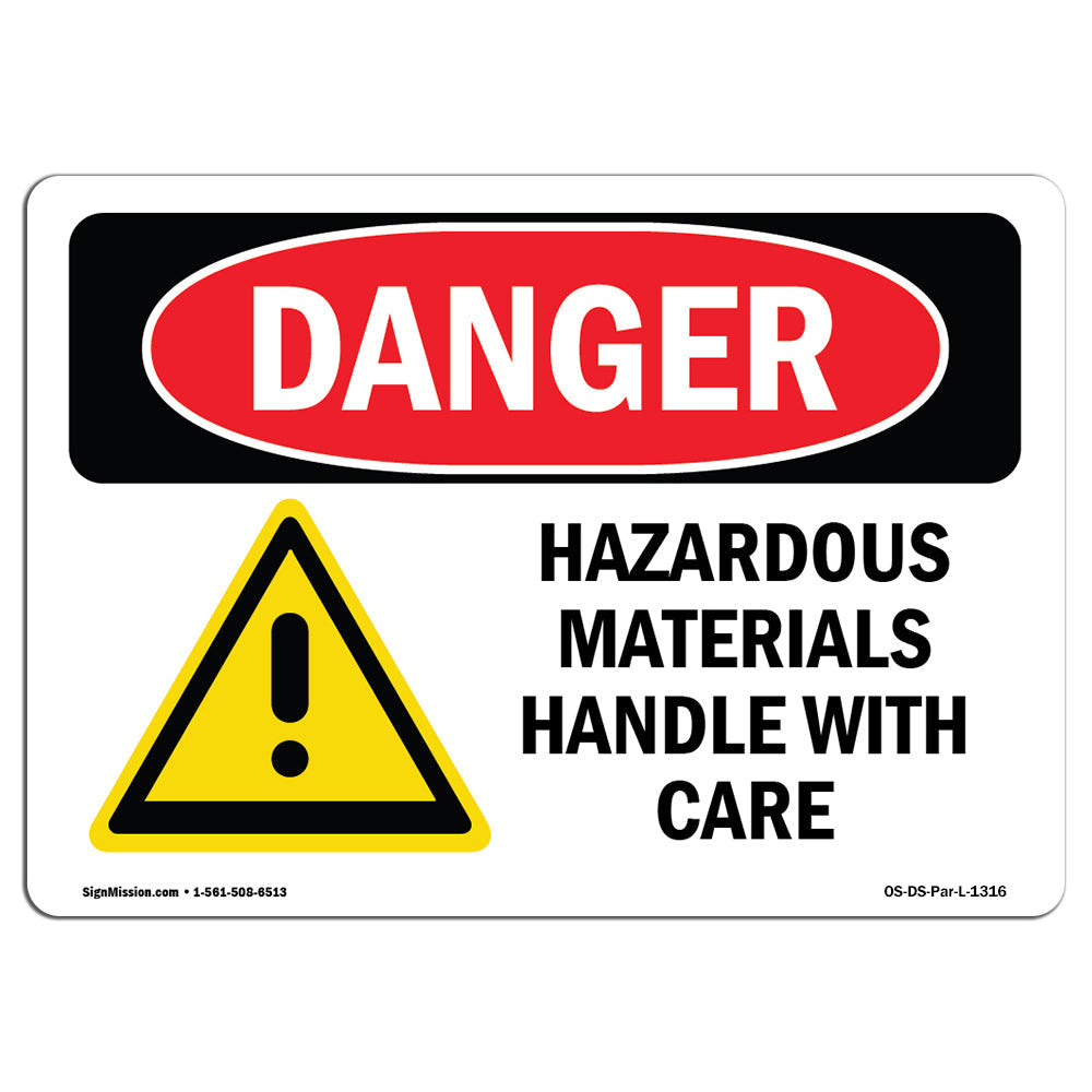 Hazardous Materials Handle With Care