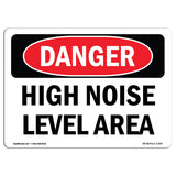 High Noise Level Area