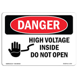 High Voltage Inside Do Not Open