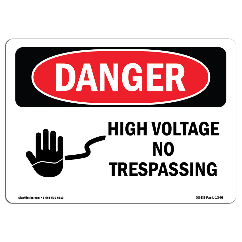 High Voltage No Trespassing