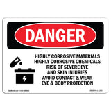 Highly Corrosive Materials Chemicals