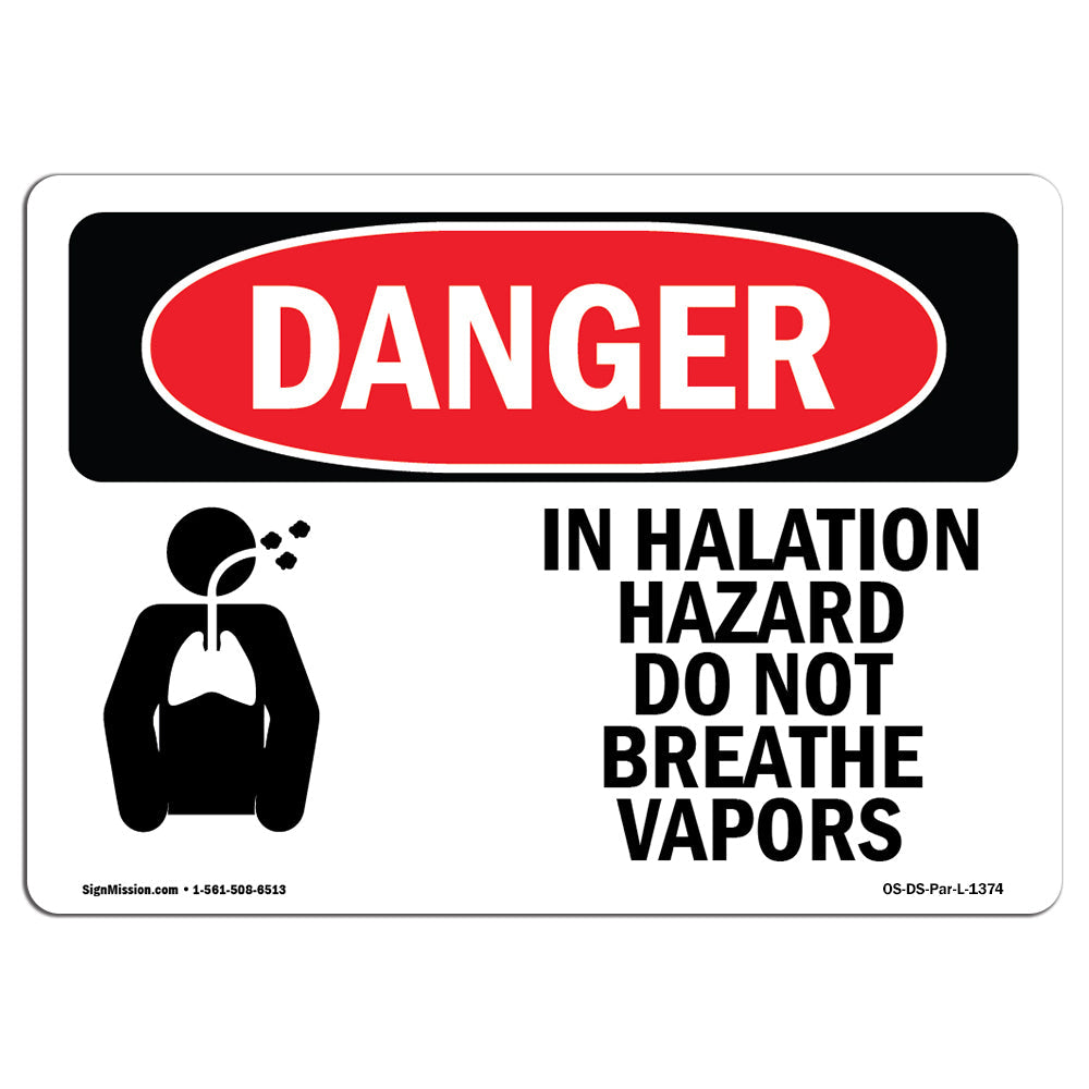 Inhalation Hazard Do Not Breathe Vapors