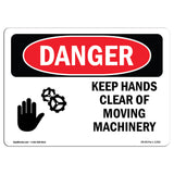 Keep Hands Clear Of Moving Machinery