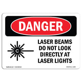 Laser Beams Look Directly Lights