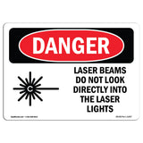 Laser Beams Look Directly Lights