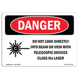 Do Not Look Directly Into Class IIIb Laser
