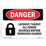 Lockout Tagout All Power Sources