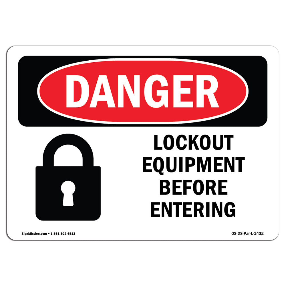 Lockout Equipment Before Entering