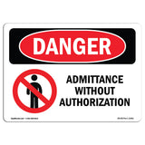 No Admittance Without Authorization