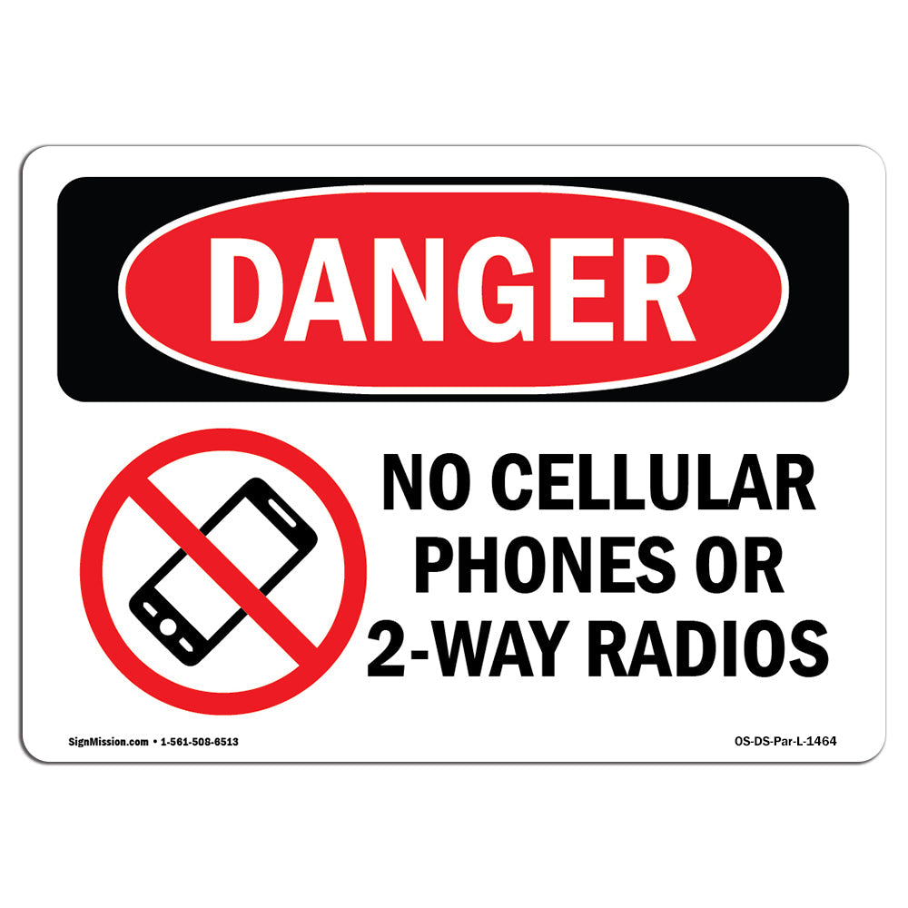 No Cellular Phones Or 2-Way Radios