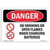 No Smoking When Charging Batteries