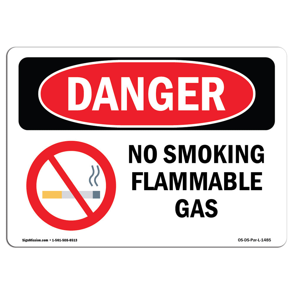 No Smoking Flammable Gas
