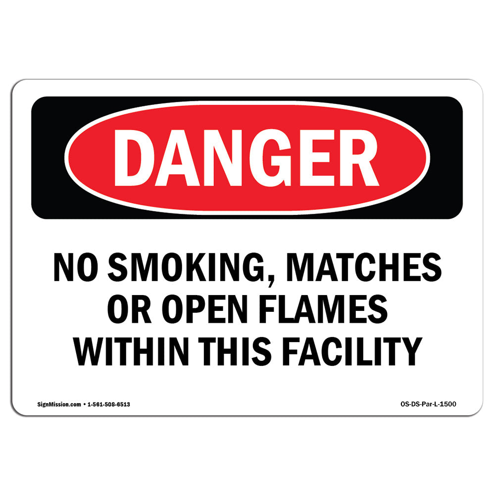 No Smoking  Matches Or Open Flames