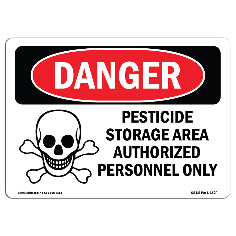 Pesticide Storage Area Spanish