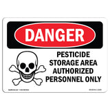 Pesticide Storage Area Spanish