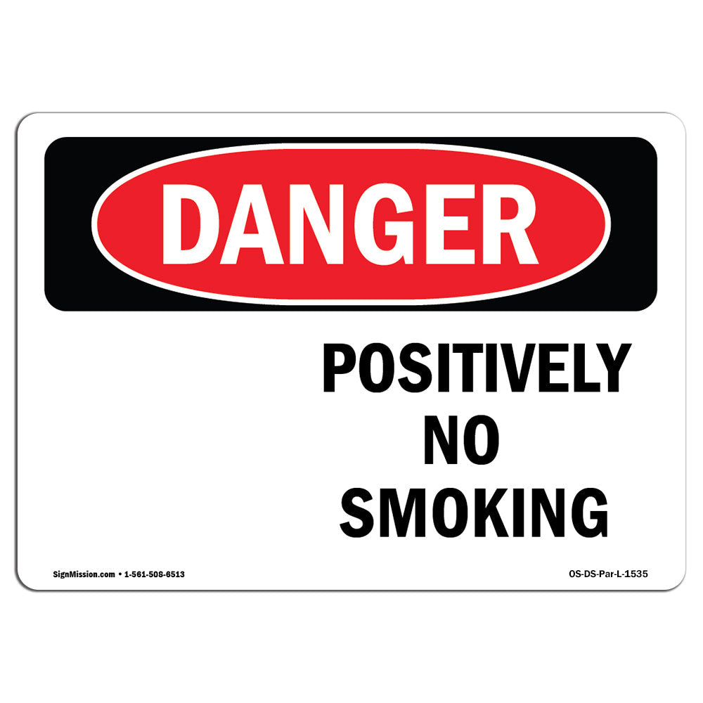Positively No Smoking