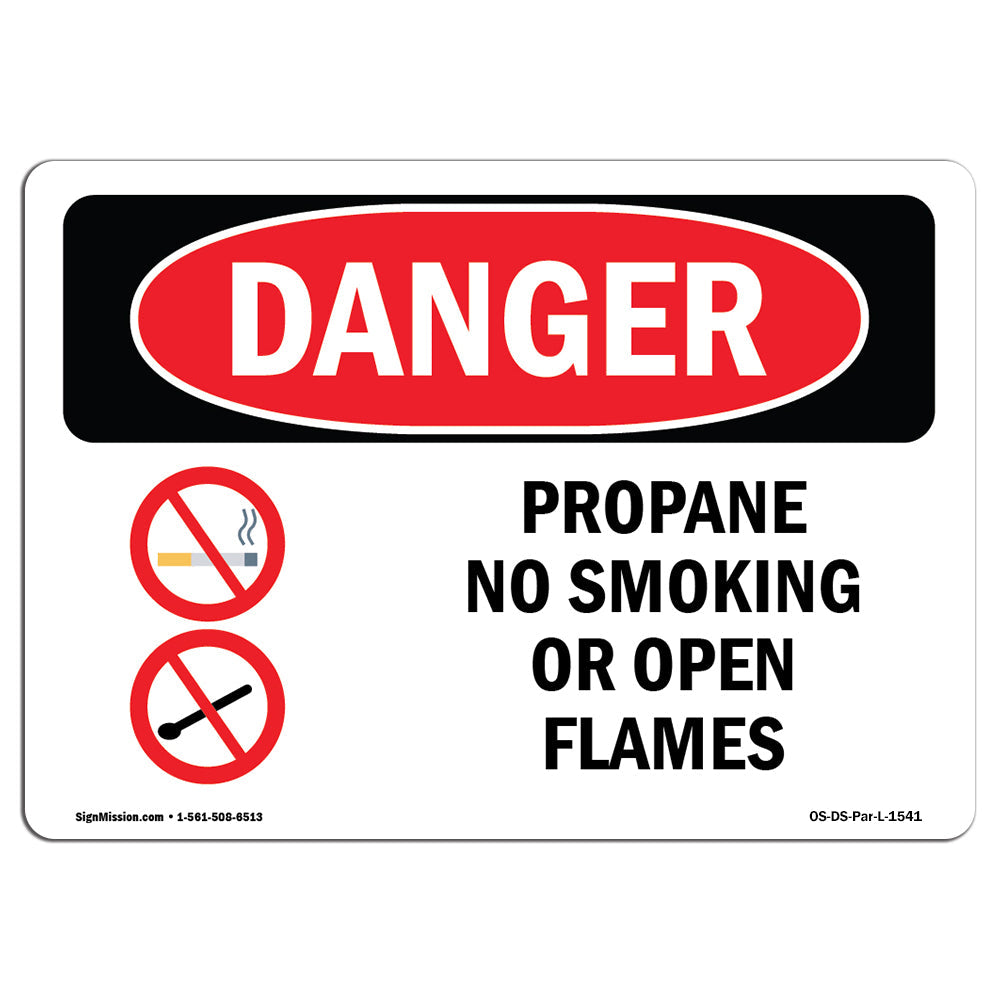 Propane No Smoking Or Open Flames