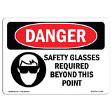 Safety Glasses Required Beyond This Point