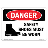 Safety Shoes Must Be Worn