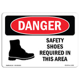 Safety Shoes Required Area Symbol